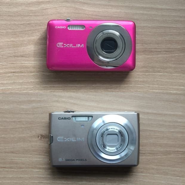 카시오 엑슬림 EX-Z250/Z800 빈티지 디지털 카메라 