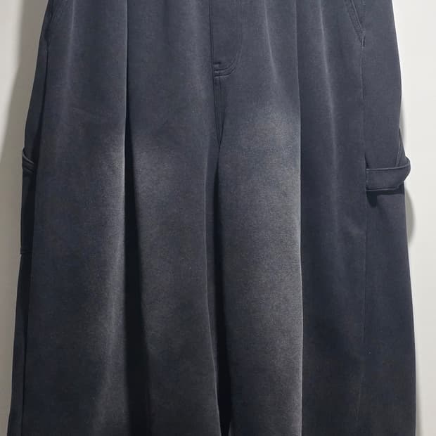 디미트리블랙 에센셜 카펜터 버뮤다 스웻팬츠 블랙