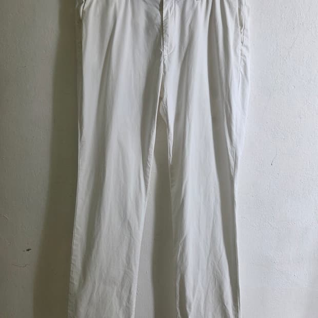 폴로 슬림핏 면바지