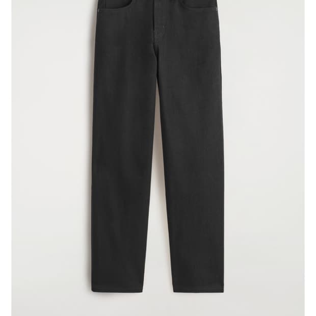 코스 라이더 로 셀비지 스트레이트 레그 진 데님