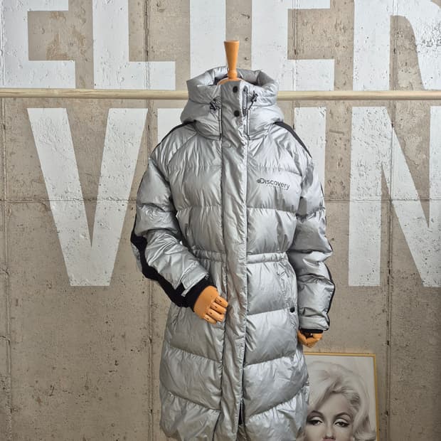 디스커버리 실버 다운롱패딩