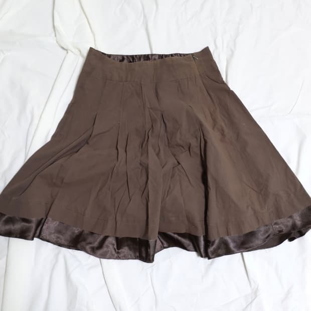 Vintage 로우라이즈 미디 스커트