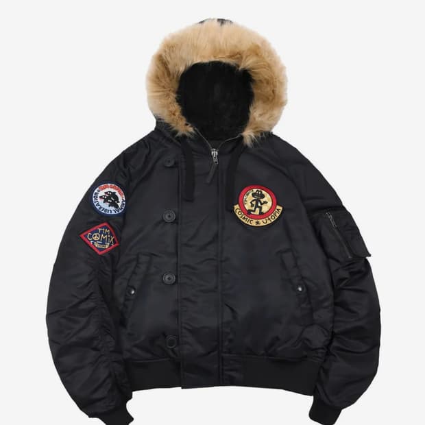 팀코믹스 패치드 후디드 덱 점퍼