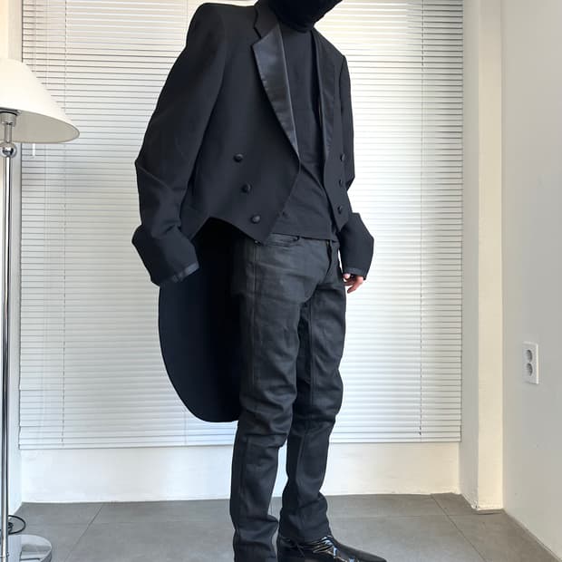 디올 에디슬리먼 아카이브 테일코트 자켓