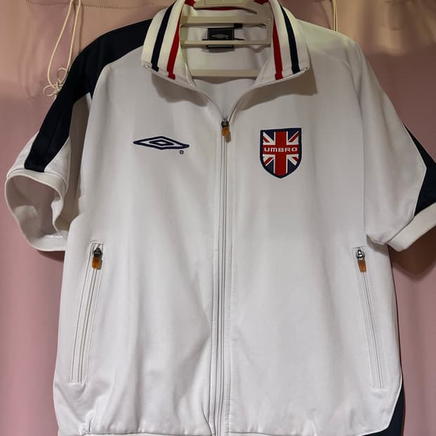 엄브로 잉글랜드 져지 엄브로 집업 엄브로반팔 화이트 대장