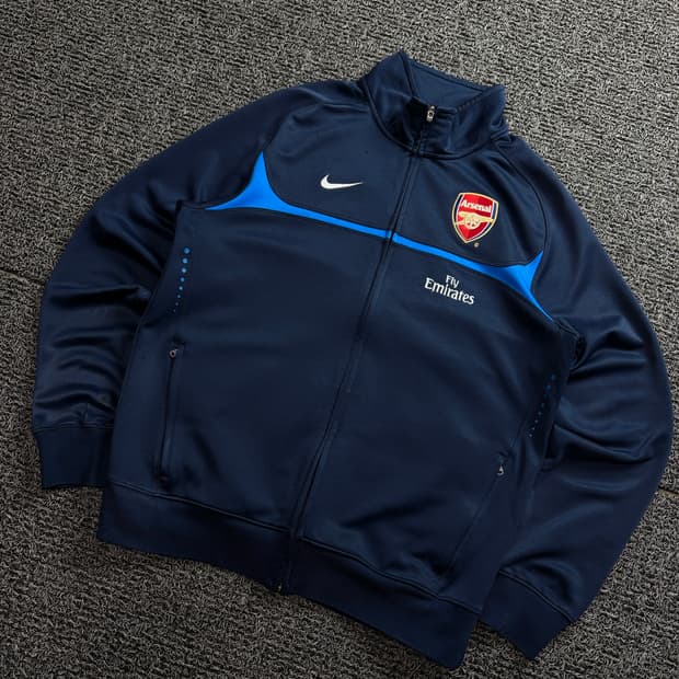 00s 나이키 아스날 레트로 풋볼 트랙탑 져지 1748