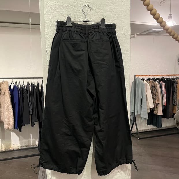 요지야마모토 롱 벌룬팬츠