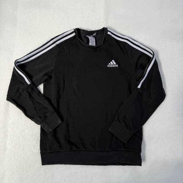 L 아디다스 크루넥 기모 맨투맨 0303T