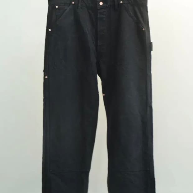 [3] 코모리 26ss 코튼 덕 페인터 팬츠 블랙