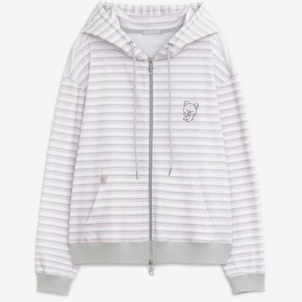 허그유어스킨 코리락쿠마 후드집업