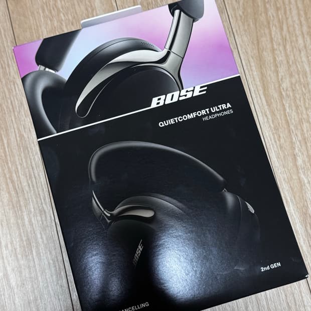 보스 QC 울트라 헤드폰 2세대 블랙 미개봉