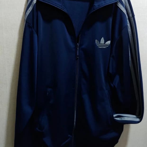 아디다스 네이비 실버 파이어버드 져지 85 트랙탑 자켓 집업 대장