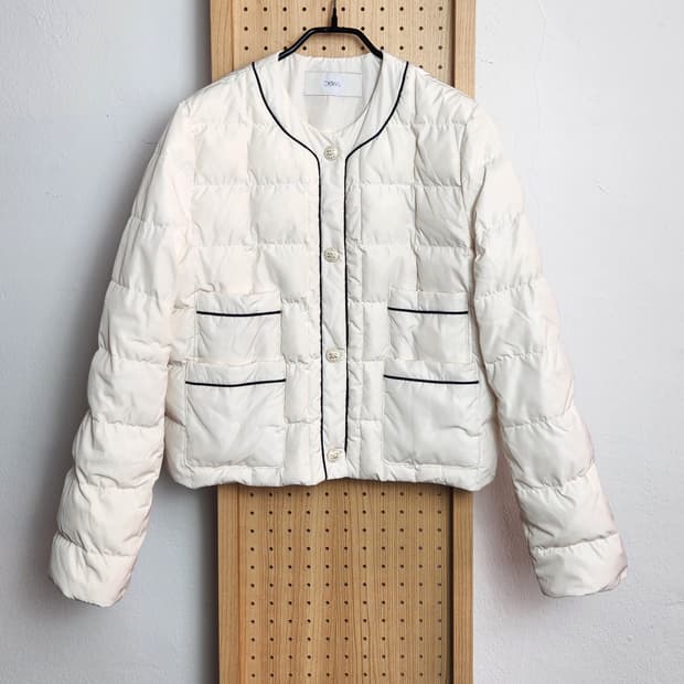 듀엘 구스다운 숏 패딩 55