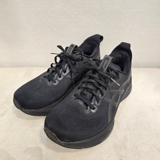 아식스 젤 카야노 32 올블랙 러닝화 운동화 255