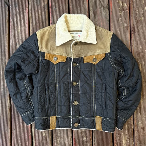 Yajayu 양털 퀼팅 자켓