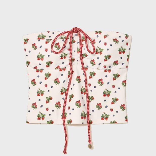 BANDEAU SWIM TOP (MIX BERRY)