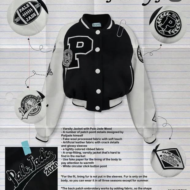 페일제이드 바시티 무스탕 자켓 22fw