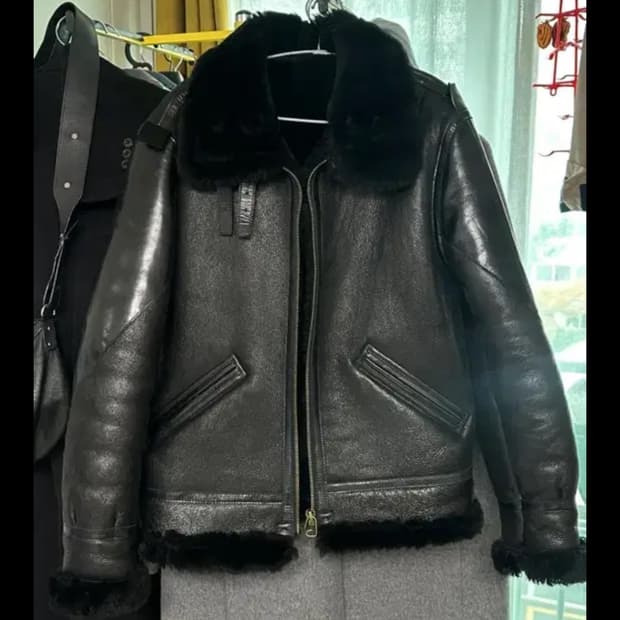 말가죽 보강 무스탕 무톤 자켓 xxl 역시즌