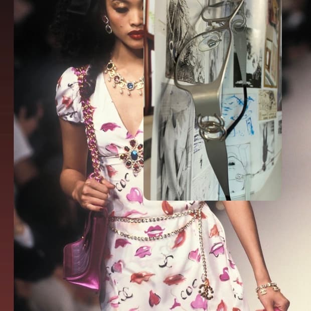 Vintage Chanel glasses 