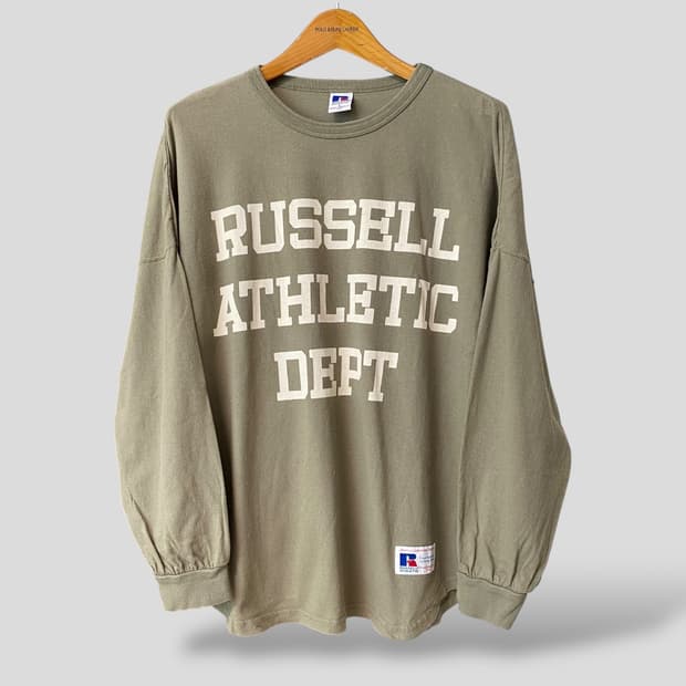(L)RUSSELL 러셀 애슬레틱 재팬 긴팔티셔츠