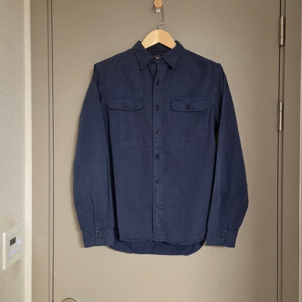 RRL 더블알엘 네이비 워크 셔츠 M