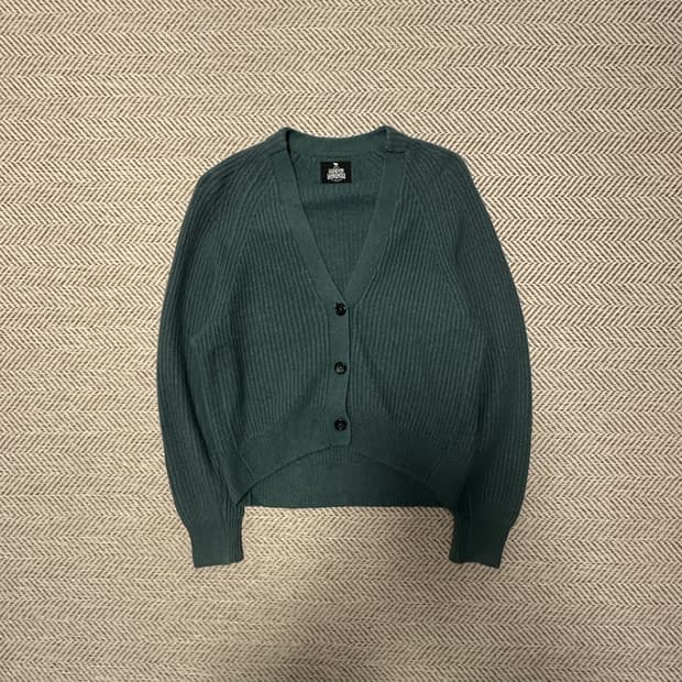 BEAMS wool knit cardigan