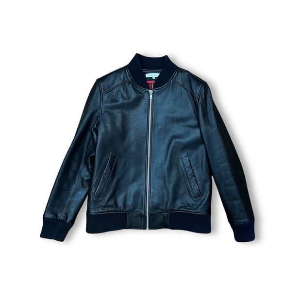 로커드 레더 블루종 자켓