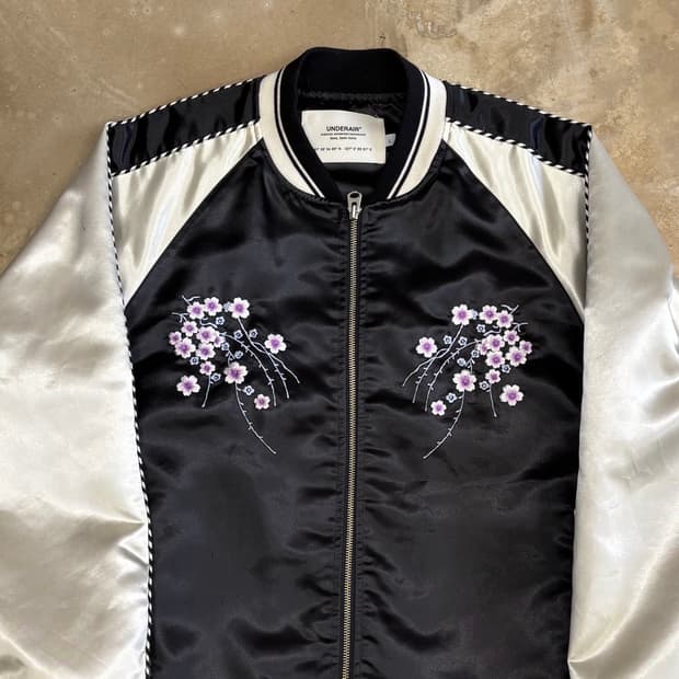 L 언더에어 벚꽃자수 스카쟌