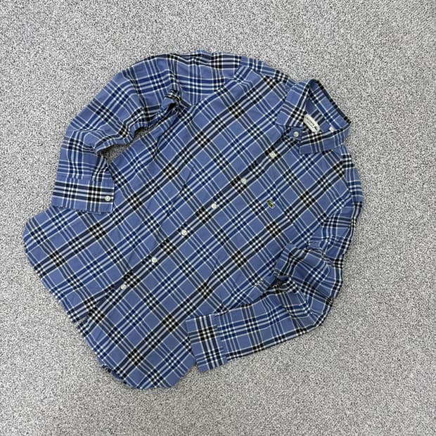 38 라코스테 Lacoste 체크 셔츠 0707J2