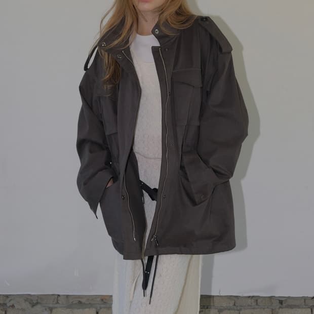 etmon Half Field Jacket, Charcoal