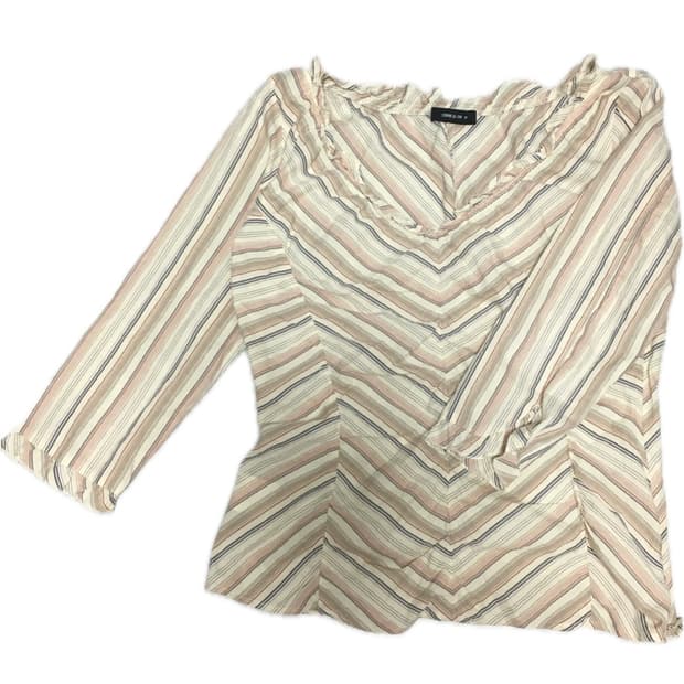 Japanese vintage frill blouse