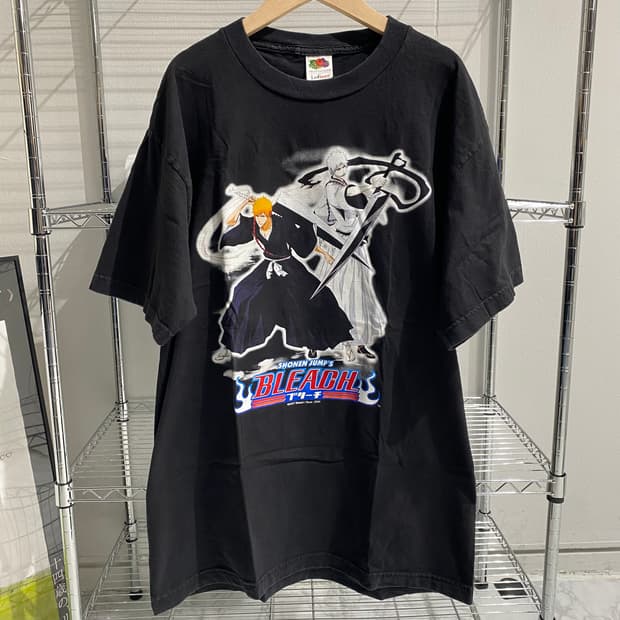 블리치 이치고 부틀렉 애니메이션 티셔츠