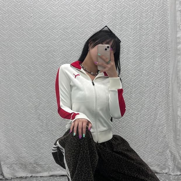 푸마 레트로 Y2K 사이드라인 트랙탑 집업 져지 S C06928