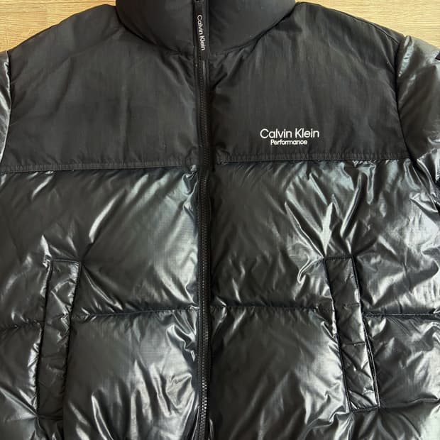 캘빈클라인 유니 덕다운 패딩
