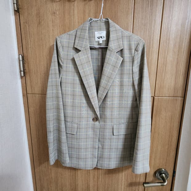 (S)여성 스파오 썸머 체크 자켓 봄여름