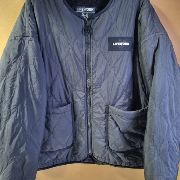 라이프워크 남여공용 양면 후리스 자켓 