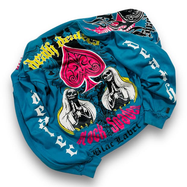 Blac Label Y2K Skulls Spades Jacket