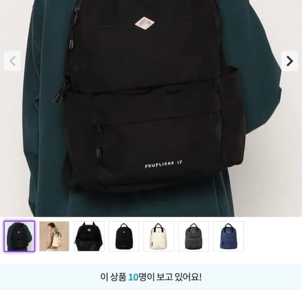 단톤 포플라 17 백팩 블랙