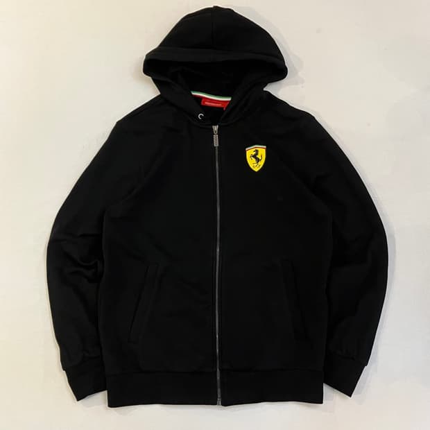 F1 페라리 후드집업 블랙