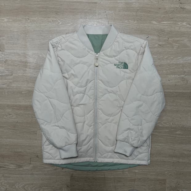 노스페이스 키즈 리버시블 퀼팅점퍼 [아이보리] 140 (9-10세)