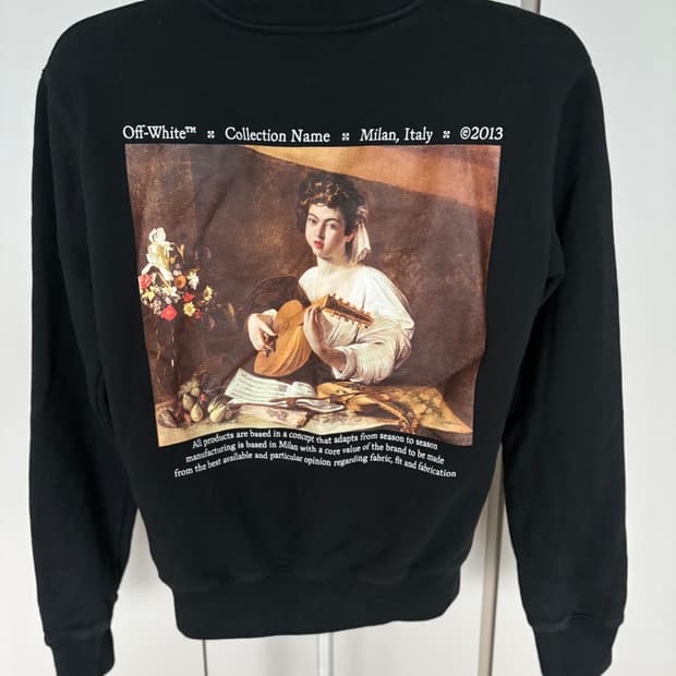 오프화이트 마리아나 맨투맨s