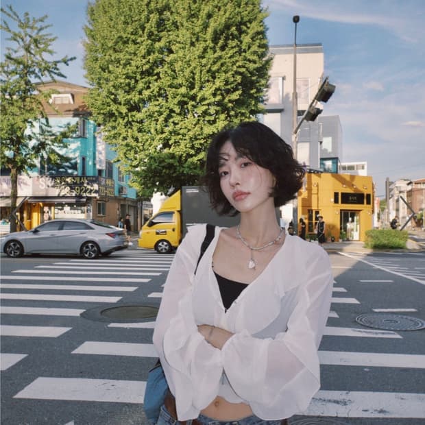 페일제이드 Bohemian Chiffon See-through BL