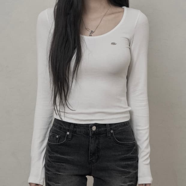 카키포인트 베이직 유넥티 화이트