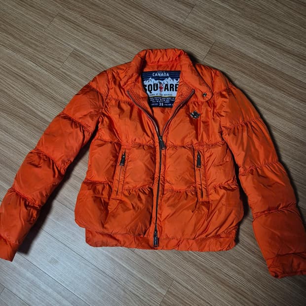 (정품) 디스퀘어드2 오렌지 다운점퍼 38