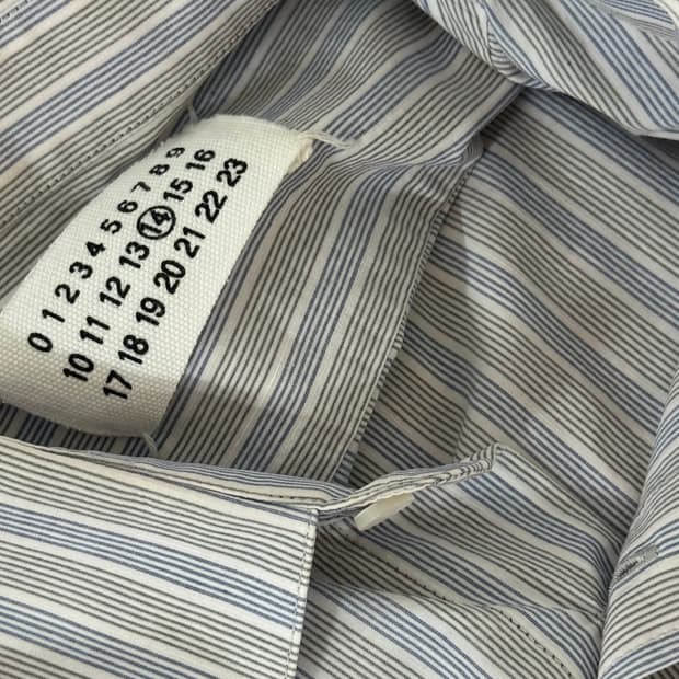 마르지엘라 스트라이프 셔츠