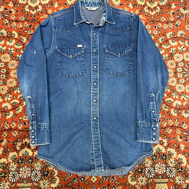 [L] 칼하트 빈티지 웨스턴 데님셔츠