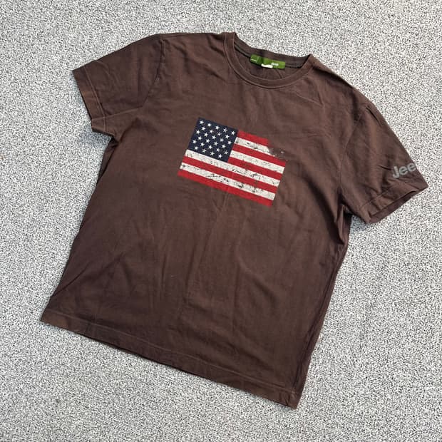 XL 지프 빅로고 반팔 티셔츠 0408M