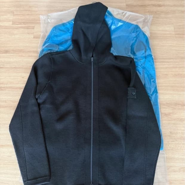 스톤아일랜드 고스트피스 니트 후드집업 L