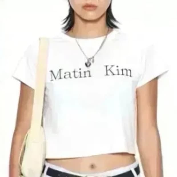 마뗑킴 크롭 반팔
