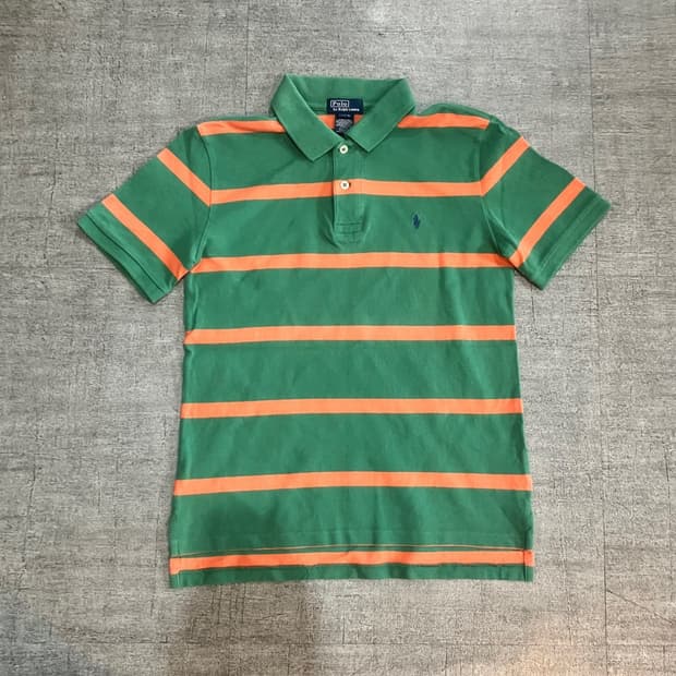 Polo 폴로랄프로렌 올드스쿨아메카지 스트라이프 반팔카라티셔츠